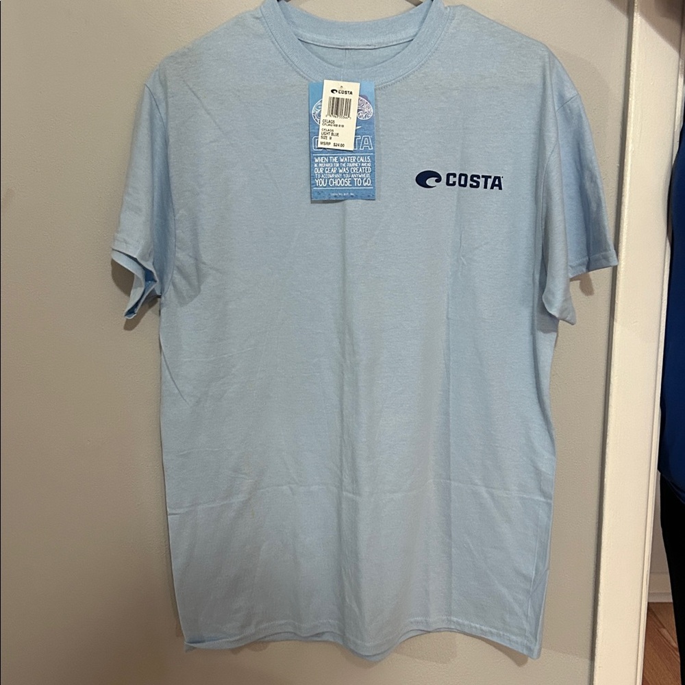 Costa Sky Blue Short Sleeve Tee
